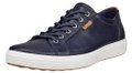 ECCO Sneaker Mens Soft 7 (aus Premium-Leder) navyblau Herren