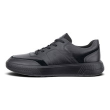 ECCO Sneaker Move Walker (Vollnarbenleder) schwarz Herren