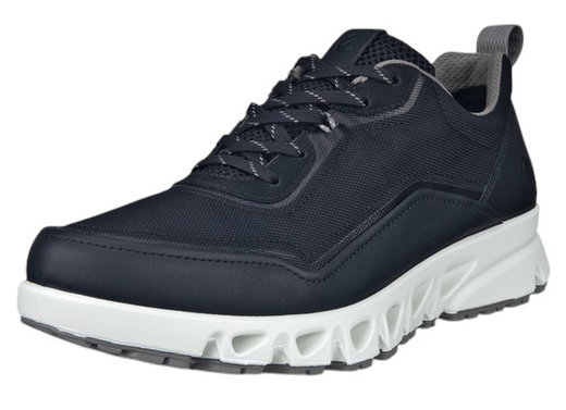 ECCO Sneaker Multi-Vent Gtxs Tex Lea (Vollnarbenleder, wasserdicht) schwarz Herren