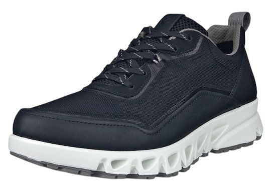 ECCO Sneaker Multi-Vent Gtxs Tex Lea (Vollnarbenleder, wasserdicht) schwarz Herren