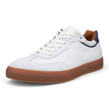 ECCO Sneaker Soft 10 (Premium-Leder) 2026 weiss/grau/navy Herren