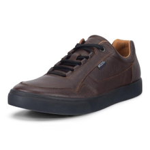 ECCO Sneakers Soft 10 (skóra nubukowa) ciemnobrązowe męskie