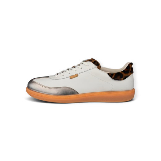 ECCO Soft 11 Sneakers (Full-grain leather) white/dark brown ladies