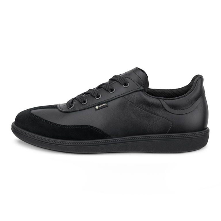 ECCO Sneaker Soft 11 GTX (Vollnarbenleder, wasserdicht) schwarz Damen