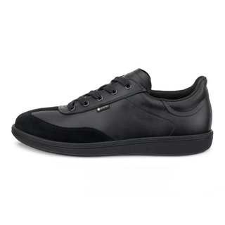 ECCO Sneaker Soft 11 GTX (Vollnarbenleder, wasserdicht) schwarz Damen