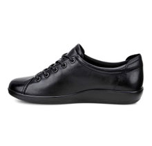 ECCO Sneaker Soft 2.0 Tie (leichte und flexible Sohle) schwarz Damen