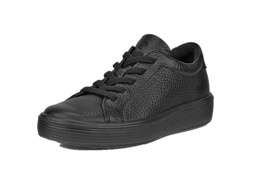 ECCO Sneaker Soft 60 (ECCO Leder) schwarz Kinder