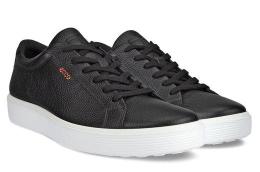 ECCO Sneaker Soft 60 (Premium-Leder) schwarz Herren