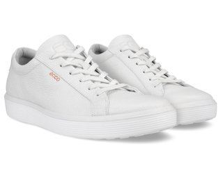ECCO Sneaker Soft 60 (Premium-Leder) weiss Herren