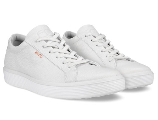 ECCO Sneaker Soft 60 (Premium-Leder) weiss Herren