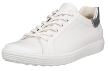 ECCO Sneaker Soft 7 Easy Slip Low (skóra premium) białe damskie