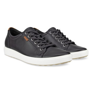 ECCO Sneaker Soft 7 (Vollnarbenleder) schwarz Damen