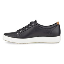ECCO Sneaker Soft 7 (Vollnarbenleder) schwarz Damen