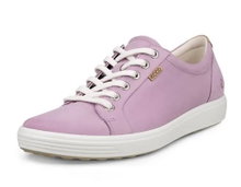 ECCO Sneaker Soft 7 (skóra nubukowa) lawendowy Damski
