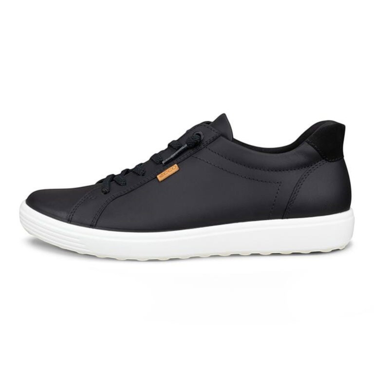 ECCO Sneaker Soft 7 (Rindsleder) schwarz Damen