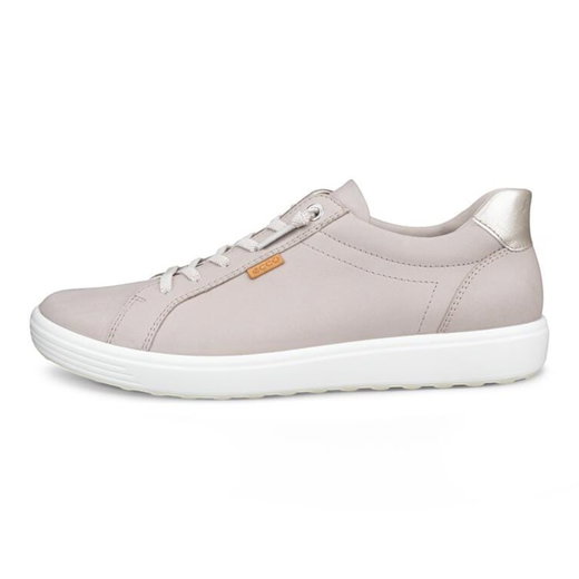 ECCO Sneaker Soft 7 (Nubukleder) beige Damen