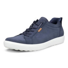 ECCO Sneaker Soft 7 (Nubukleder) marineblau Damen