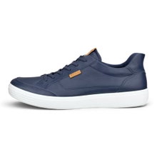 ECCO Soft 7 Sneakers (Full-grain Leather) 2026 Blue Men's