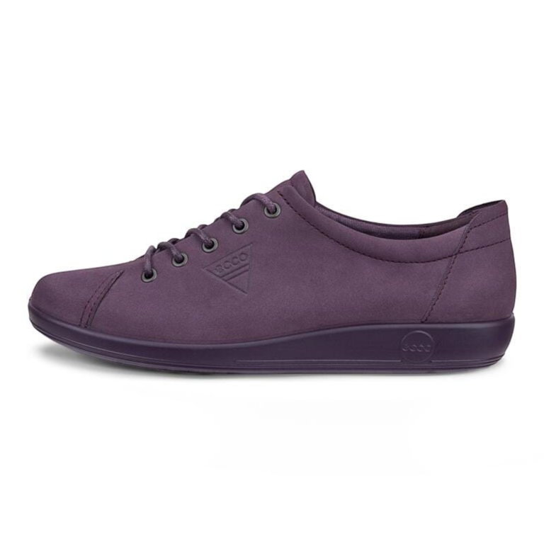ECCO Sneaker Soft 2.0 Tie (leichte und flexible Sohle) 2026 violett Damen
