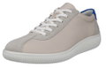 ECCO Sneaker Soft Zero (ECCO-Leder) grau/beige Herren