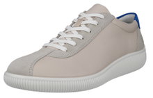 ECCO Sneaker Soft Zero (ECCO-Leder) grau/beige Herren