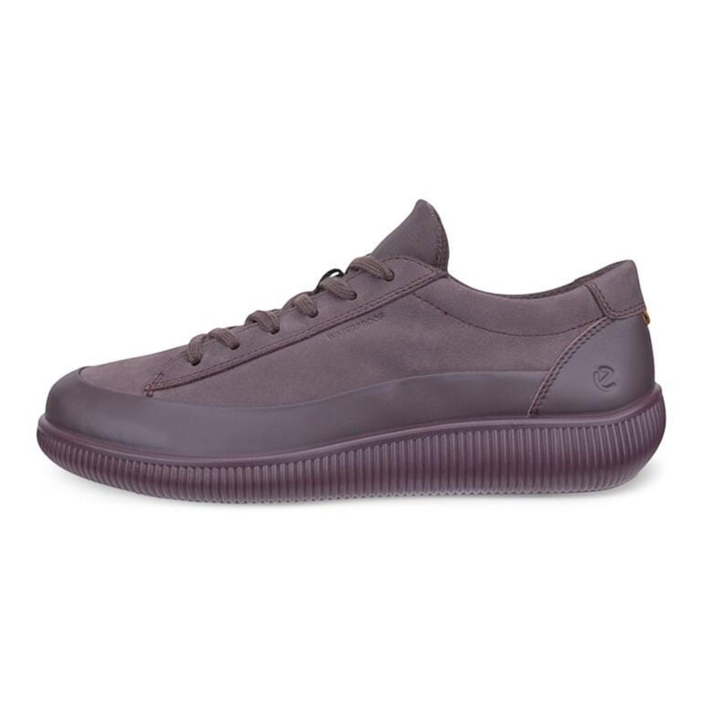 ECCO Sneaker Soft Zero WP (Premium-Leder, wasserdicht) violett/lila Damen