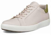 ECCO Sneaker Soft 7 Easy Slip Lace (skóra premium) beżowe męskie