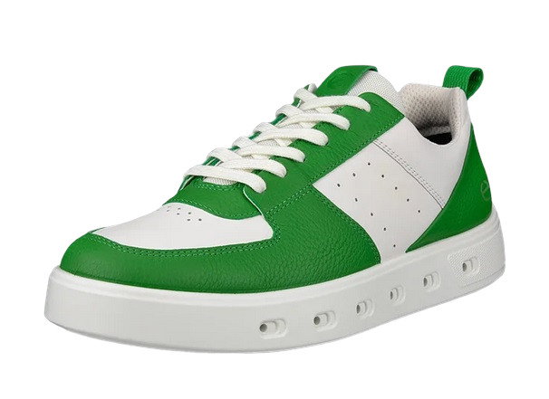 ECCO Sneaker Street 720 GTX (Glattleder, wasserdicht) grün/weiss Herren