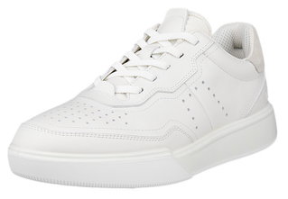 ECCO Sneaker Street Court Lea (Premium-Leder) weiss Damen