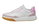 ECCO Sneaker Street Court Lea (Premium-Leder) weiss/rosa/lila Damen