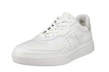 ECCO Sneaker Street Court Lea (Premium Leder) weiss Herren