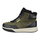 ECCO Winterschuhe Street Court Sporty (Vollnarbenleder, wasserdicht) schwarz/dunkelgrün Kleinkinder