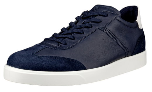 ECCO Sneaker Street Lite Low (Leder) navyblau Herren