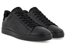 ECCO Sneaker Street Lite (Premium-Leder) schwarz Herren