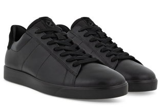 ECCO Sneaker Street Lite (Premium-Leder) schwarz Herren