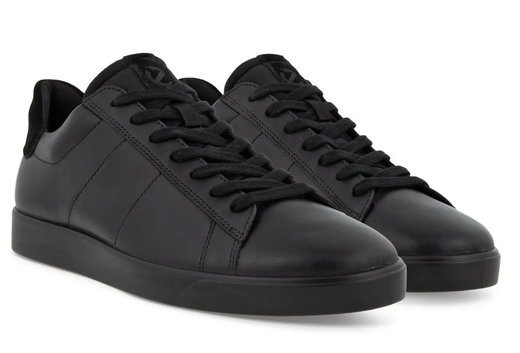 ECCO Sneaker Street Lite (Premium-Leder) schwarz Herren