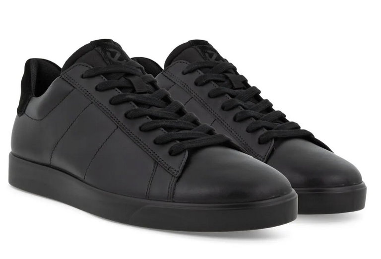 ECCO Sneaker Street Lite (Premium-Leder) schwarz Herren