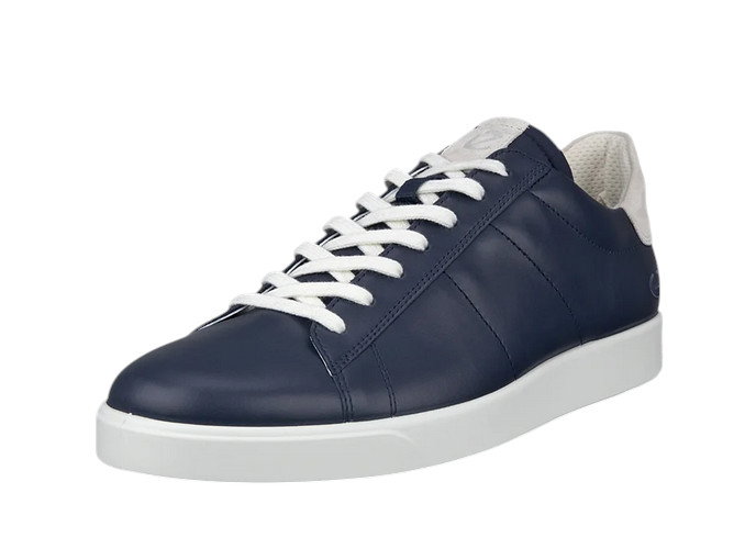 ECCO Sneaker Street Lite (Premium-Leder) marineblau Herren