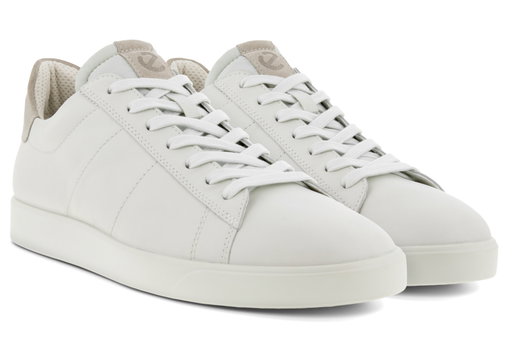 ECCO Sneaker Street Lite (Premium-Leder) weiss Herren
