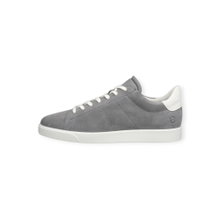 ECCO Sneaker Street Lite (Premium-Leder und Wildleder) steelgrau/weiss Herren
