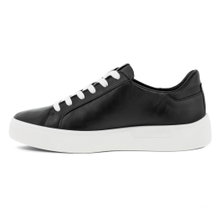 ECCO Sneaker Street Tray (Premium-Leder, atmungsaktiv) schwarz Damen