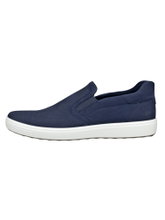 ECCO Sneaker Soft 7 Easy Slip (skóra premium) granatowy mężczyźni