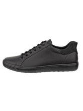 ECCO Sneaker Soft 7 Easy Slip Low (Premium-Leder) schwarz Damen