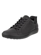 ECCO Sneaker Soft 7 Easy Slip Low (Premium-Leder) schwarz Damen