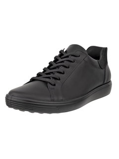 ECCO Sneaker Soft 7 Easy Slip Low (skóra premium) czarny damski
