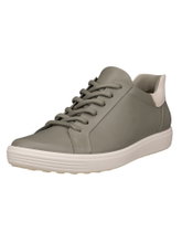 ECCO Sneaker Soft 7 Easy Slip Low (Premium-Leder) grau Damen