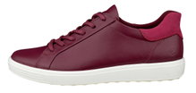 ECCO Sneaker Soft 7 Easy Slip Low (Premium-Leder) pflaumeviolett Damen