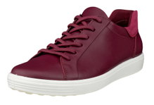 ECCO Sneaker Soft 7 Easy Slip Low (Premium-Leder) pflaumeviolett Damen