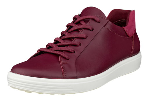 ECCO Sneaker Soft 7 Easy Slip Low (Premium-Leder) pflaumeviolett Damen