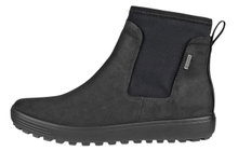 ECCO Stiefelette Soft 7 Tred Chelsea GTX (Nubukleder, wasserdicht) schwarz Damen